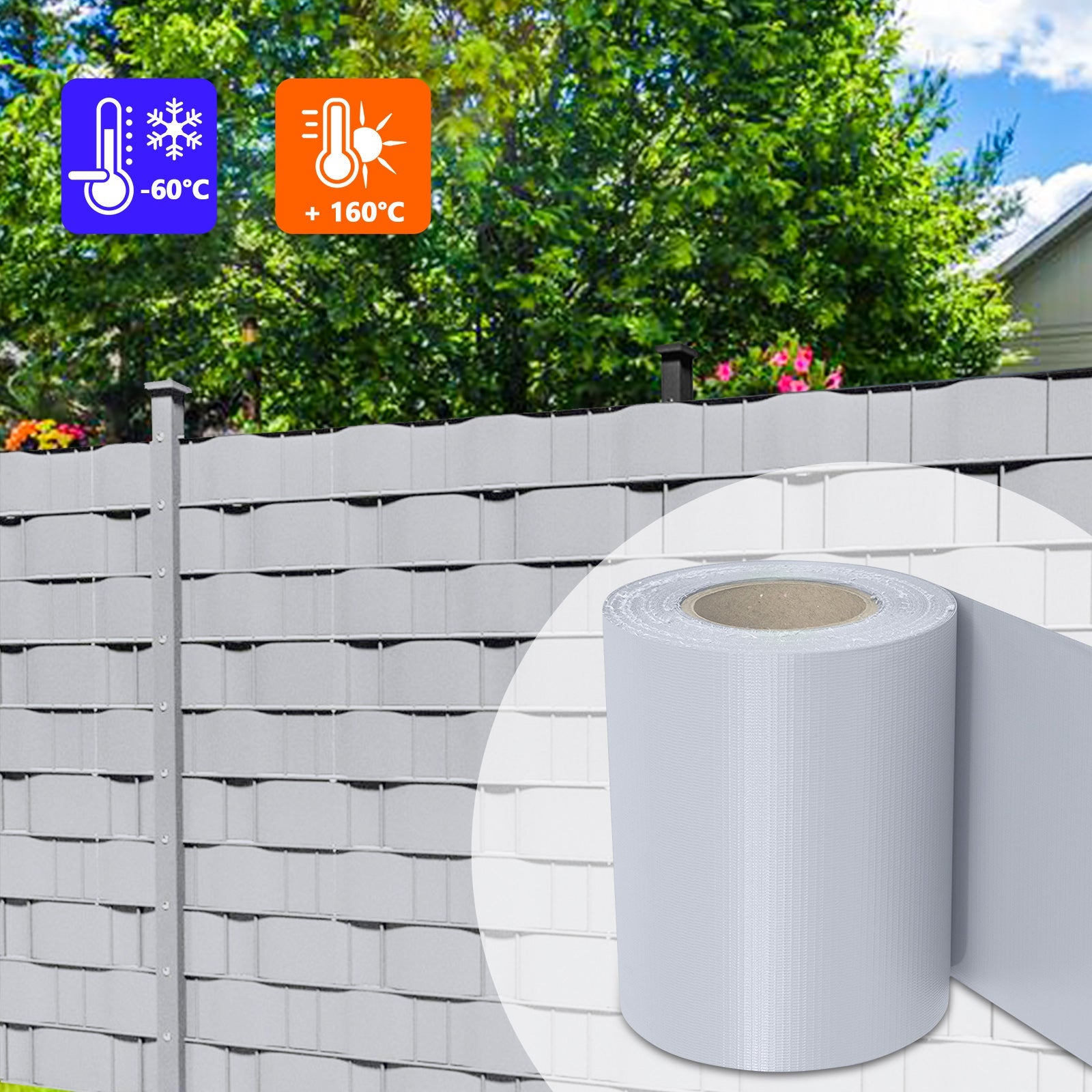 Cosmo Go Sichtschutzstreifen Sichtschutzfoli 50m