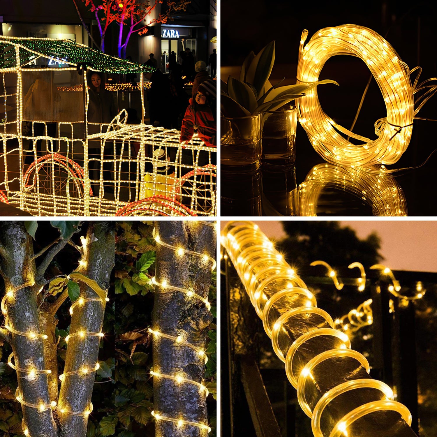 Cosmo Go LED Lichterschlauch mit Timer und 8 Modi 10m-50m