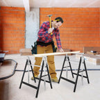 Cosmo Go 2x Gerüstbock Klappbock 7-fach höhenverstellbar Schwarz