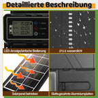 Cosmo Go Hühnerklappe Automatische Solar mit LED Display und Fernbedienung