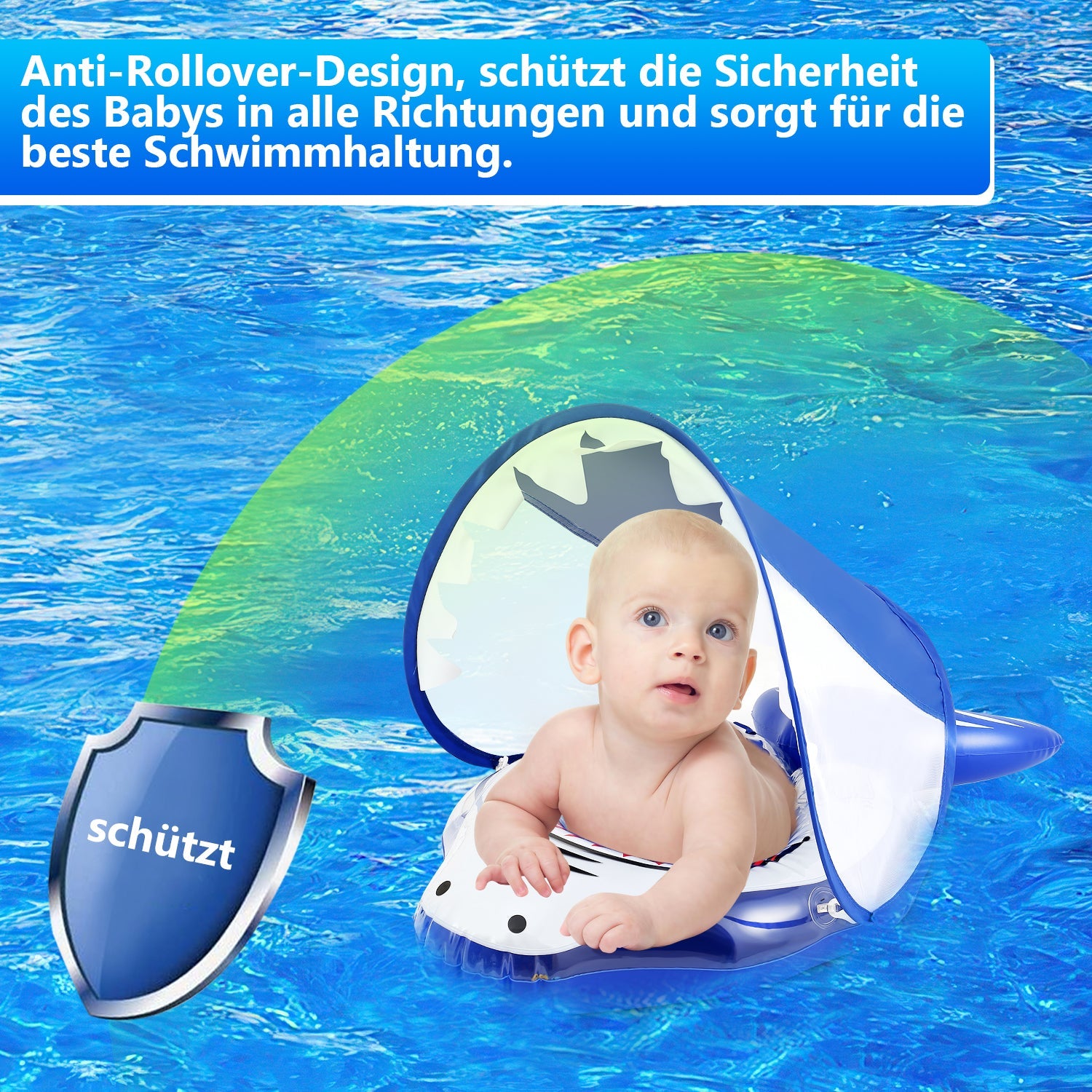 Cosmo Go Baby Schwimmring Schwimmender Aufblasbare