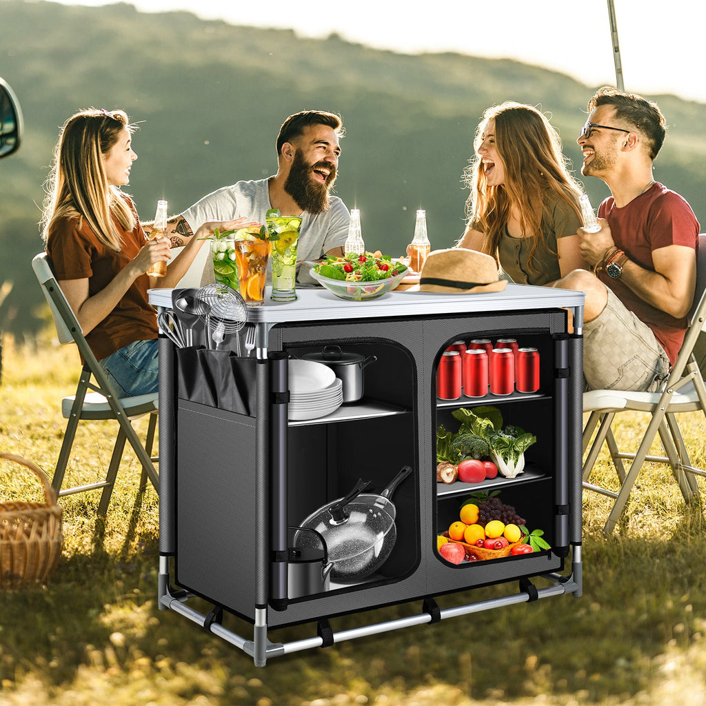 Cosmo Go Campingküche Campingschrank Faltschrank