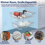 Cosmo Go Küchenschublade Teleskopschublade Metall 2 Stück