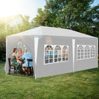 Cosmo Go Pavillon 3x6m Partyzelt Wasserdicht mit Seitenteilen