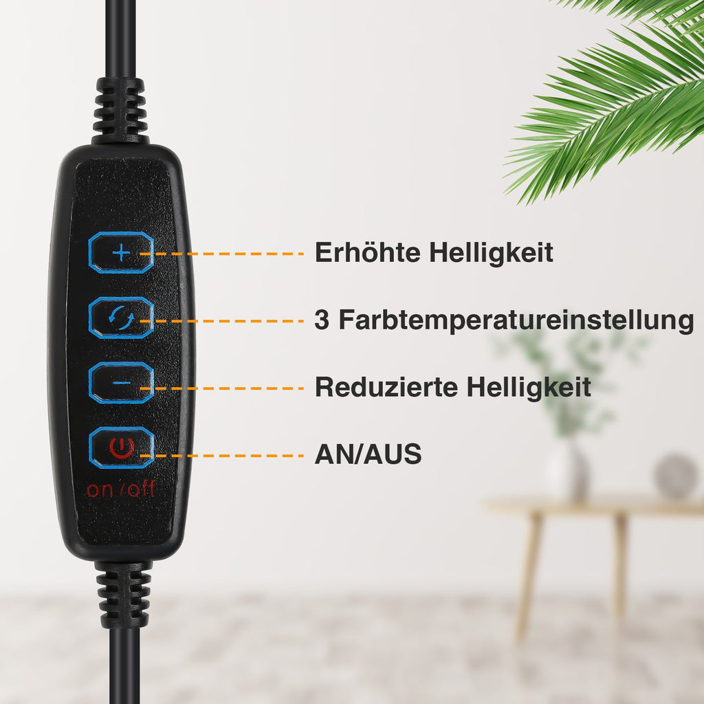 Cosmo Go LED Tischlampe Leselampe Dimmbar 10W