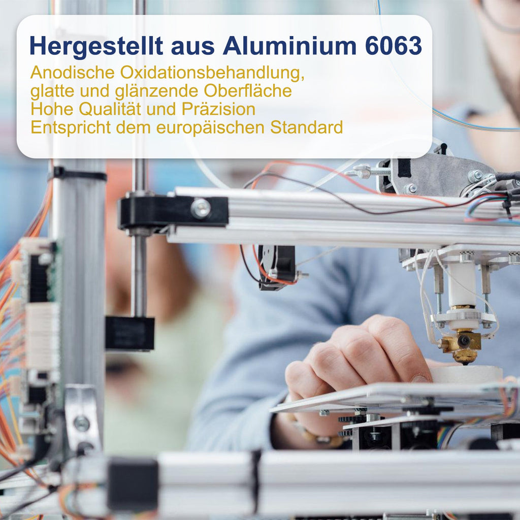 Cosmo Go Aluprofil  2020V 20x20 aluminium profil 6063 4 Stück