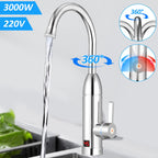 Cosmo Go 3KW Elektrischer Wasserhahn LED Temperaturanzeige