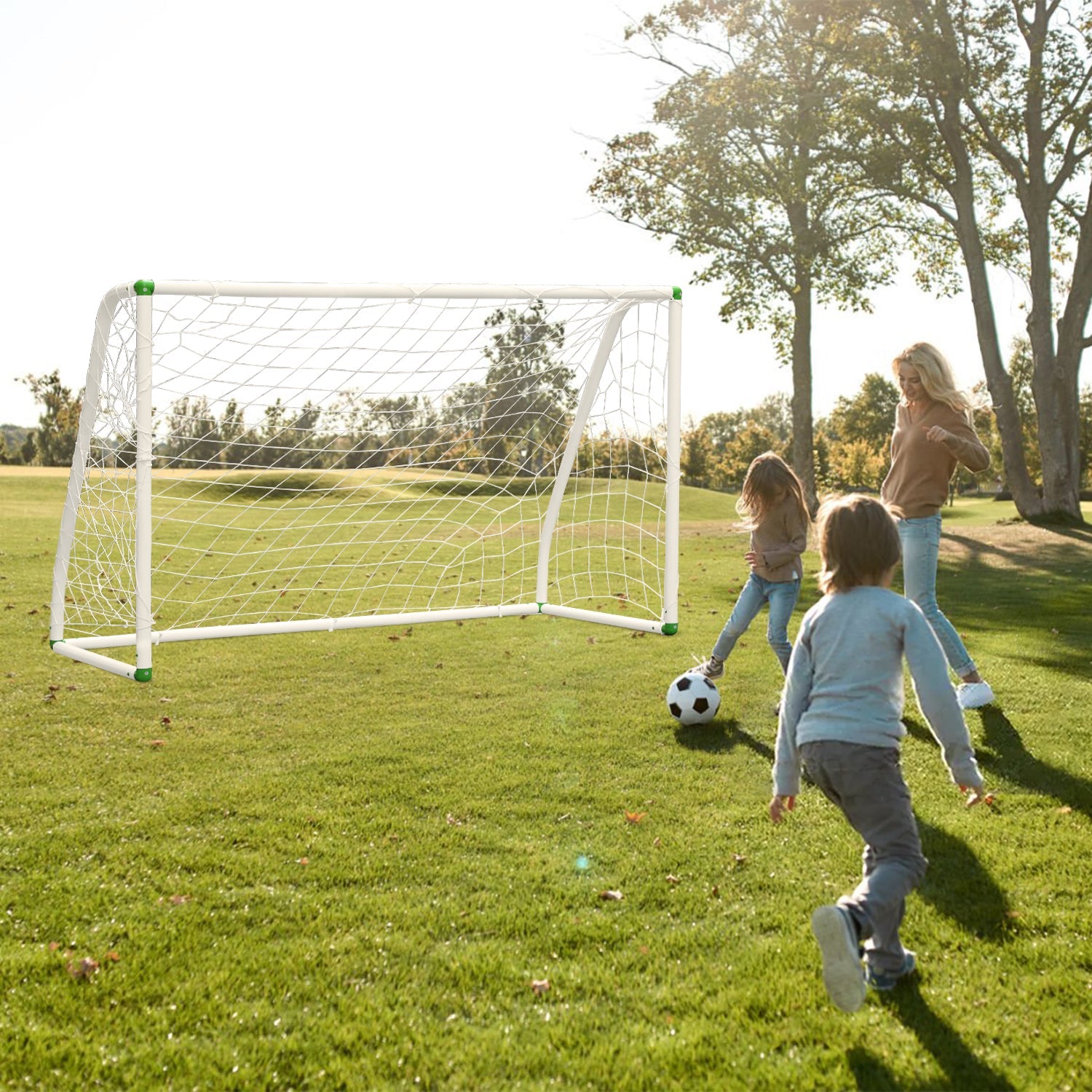 Cosmo Go Fußballtor PVC mit Netz Tragbares