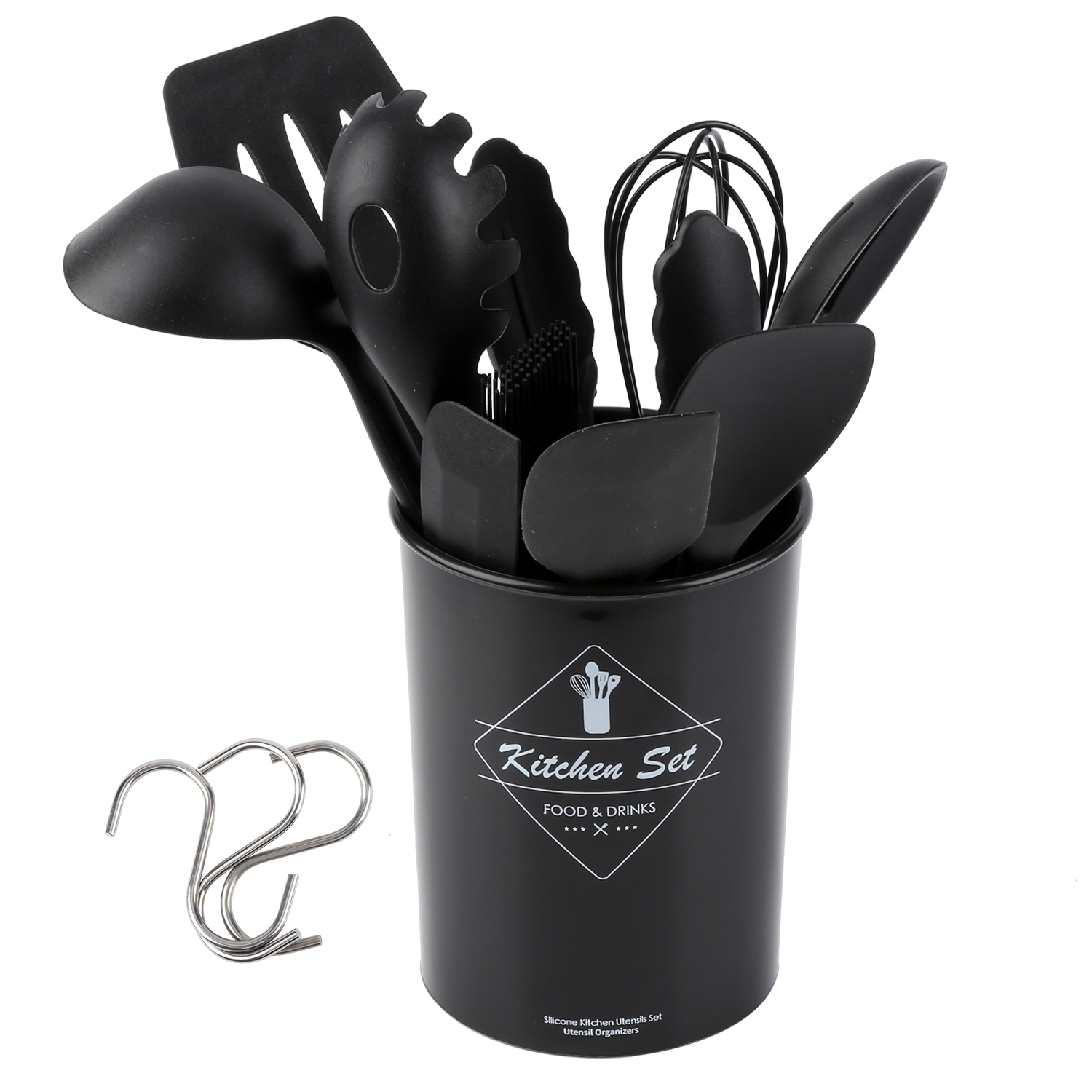 Cosmo Go Silikon Küchenutensilien Set Küchenhelfer 12 Stück