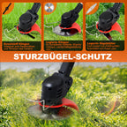 Cosmo Go Akku Rasentrimmer 20V 8000 U/min