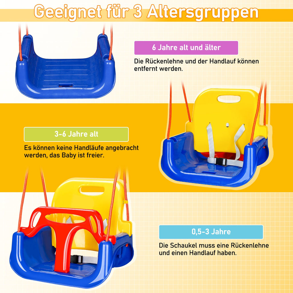 Cosmo Go Kinderschaukel Babyschaukel 3 in 1
