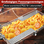 Cosmo Go Grillkorb Grillkorb Edelstahl für Drehspieß