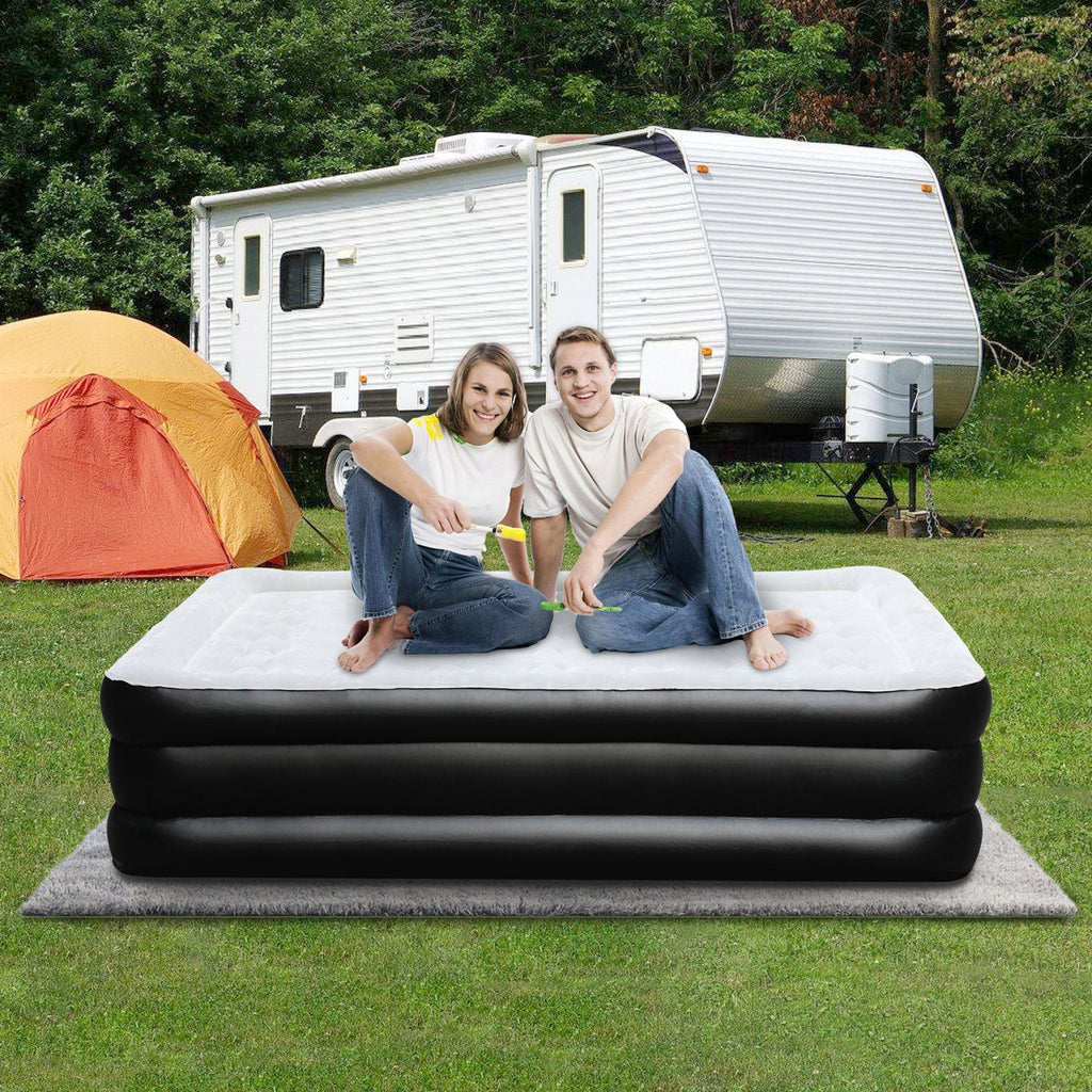 Cosmo Go Aufblasbare Matratze Luftmatratze Einzel/Doppel