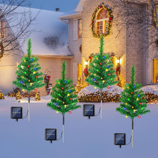 Cosmo Go LED Solar Weihnachtsbaum Weihnachtsdeko 4/8 PCS Hover Image