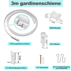 Cosmo Go Gardinenschiene Biegbar 3m/5m