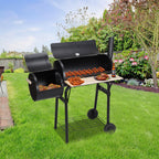 Cosmo Go Holzkohle Grill BBQ Multifunktionaler mit Thermometer