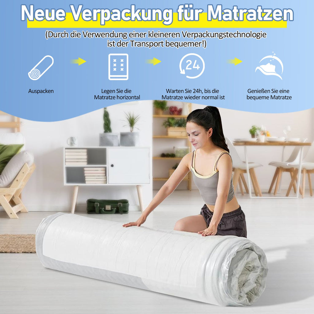 Cosmo Go Matratze Memory-Schaummatratze Ergonomische H3