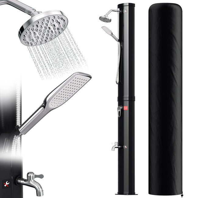 Cosmo Go 40L Solardusche Gartendusche Inkl. Schutzhaube und Handbrause Hover Image