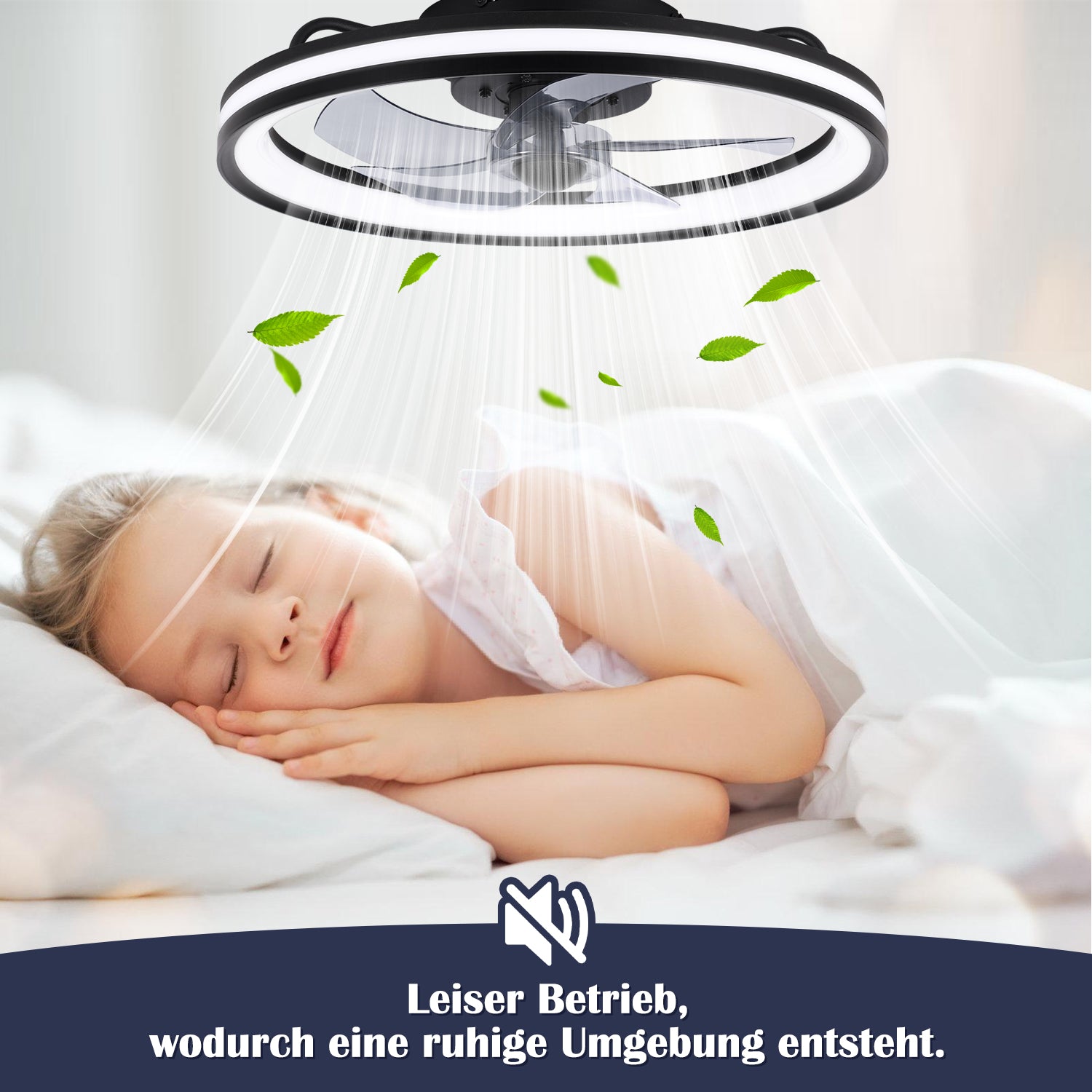 Cosmo Go Deckenventilator Ventilator mit Fernbedienung und Beleuchtung