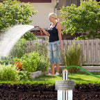 Cosmo Go Tiefbrunnenpumpe für Gartenbewässerung Edelstahl