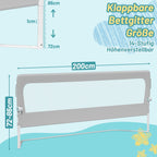 Cosmo Go Bettgitter Rausfallschutz Klappbar Höhenverstellbar