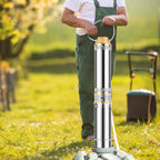 Cosmo Go Tiefbrunnenpumpe für Gartenbewässerung Edelstahl