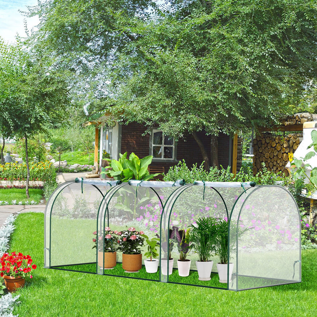 Cosmo Go Gewächshaus Foliengewächshaus PVC Transparent