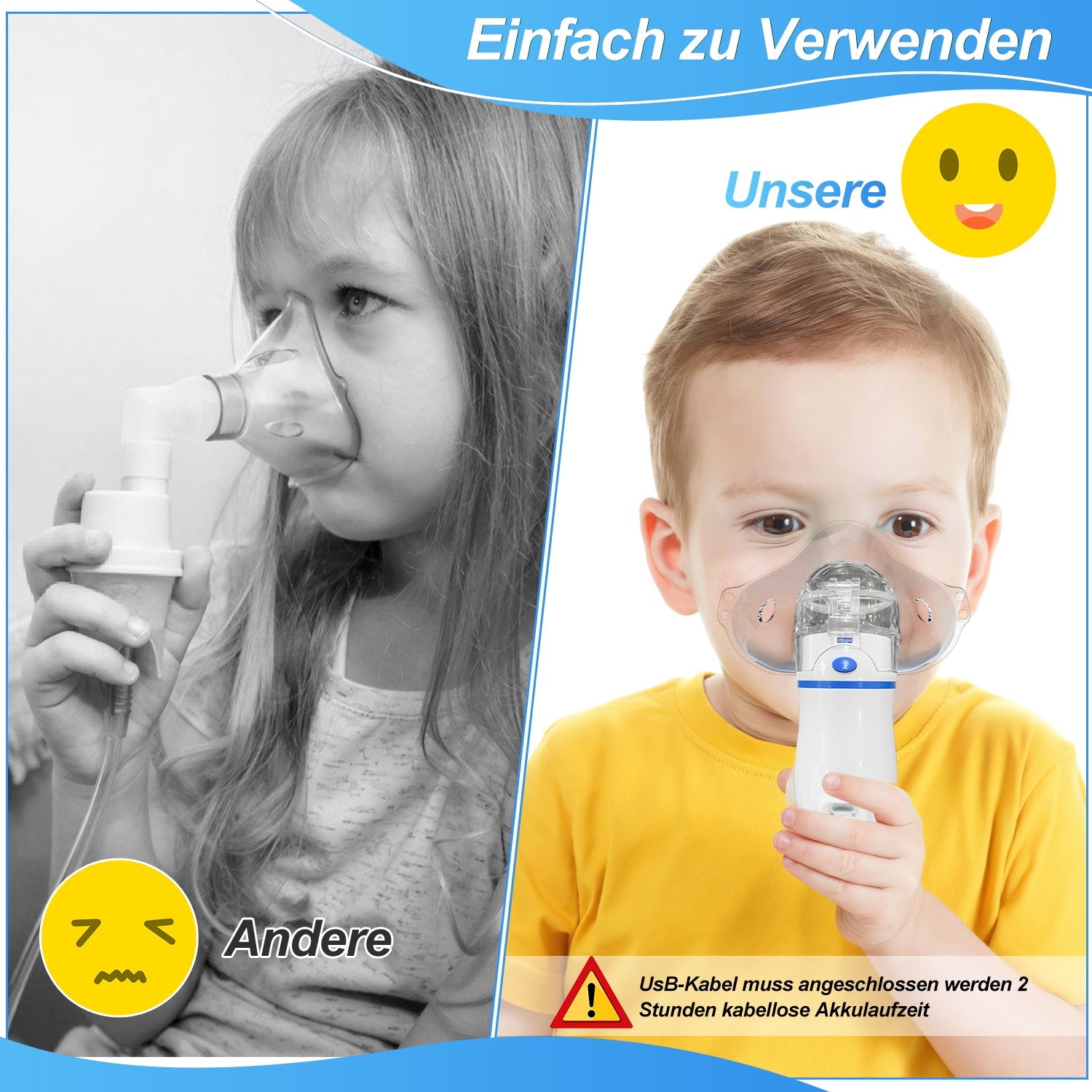 Cosmo Go Inhalator Zerstäuber für Erwachsene Kinder baby