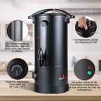 Cosmo Go Glühweinkocher Glühweintopf Edelstahl 1800W 10L