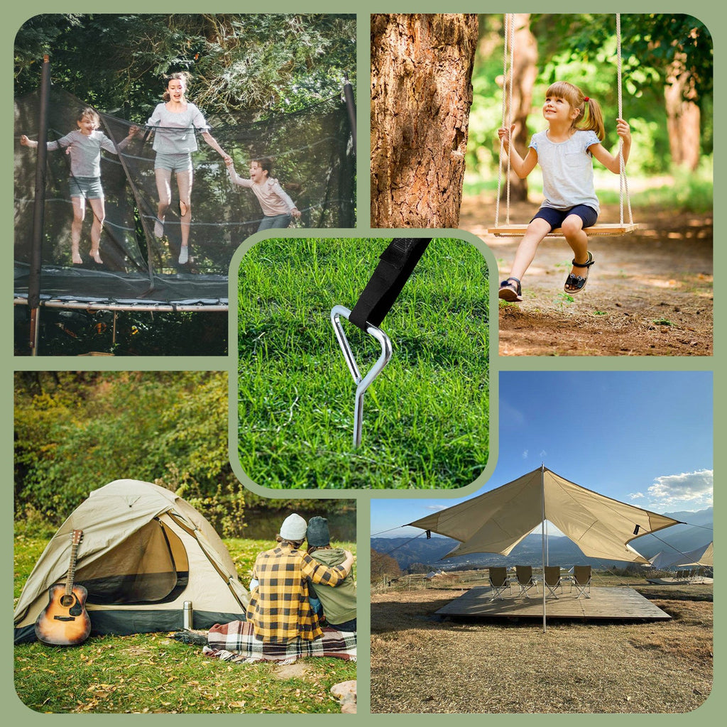 Cosmo Go Bodenanker für Trampoline Bodenveranker 4X