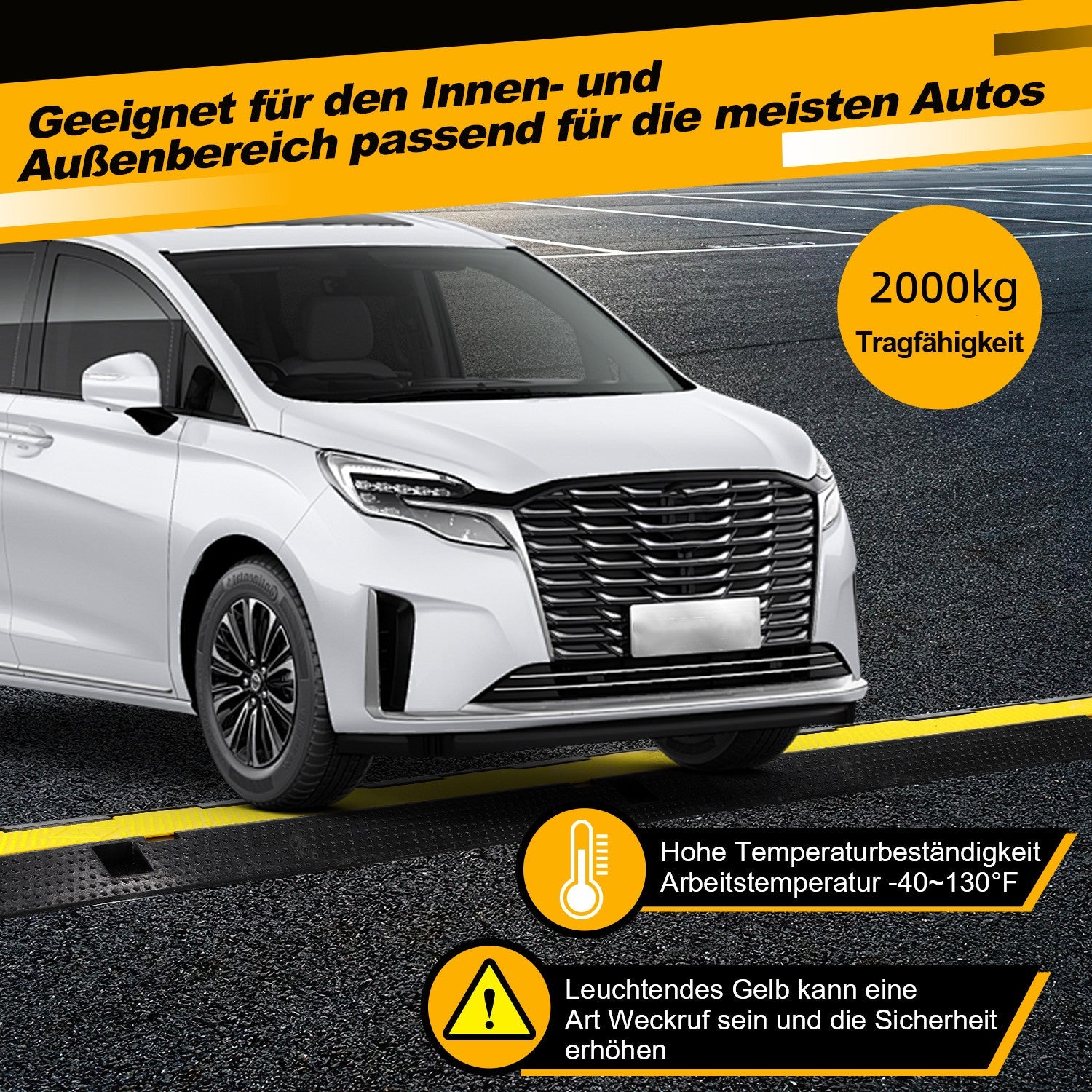 Cosmo Go Kabelschutzmatte Kabelbrücke 3 Stück