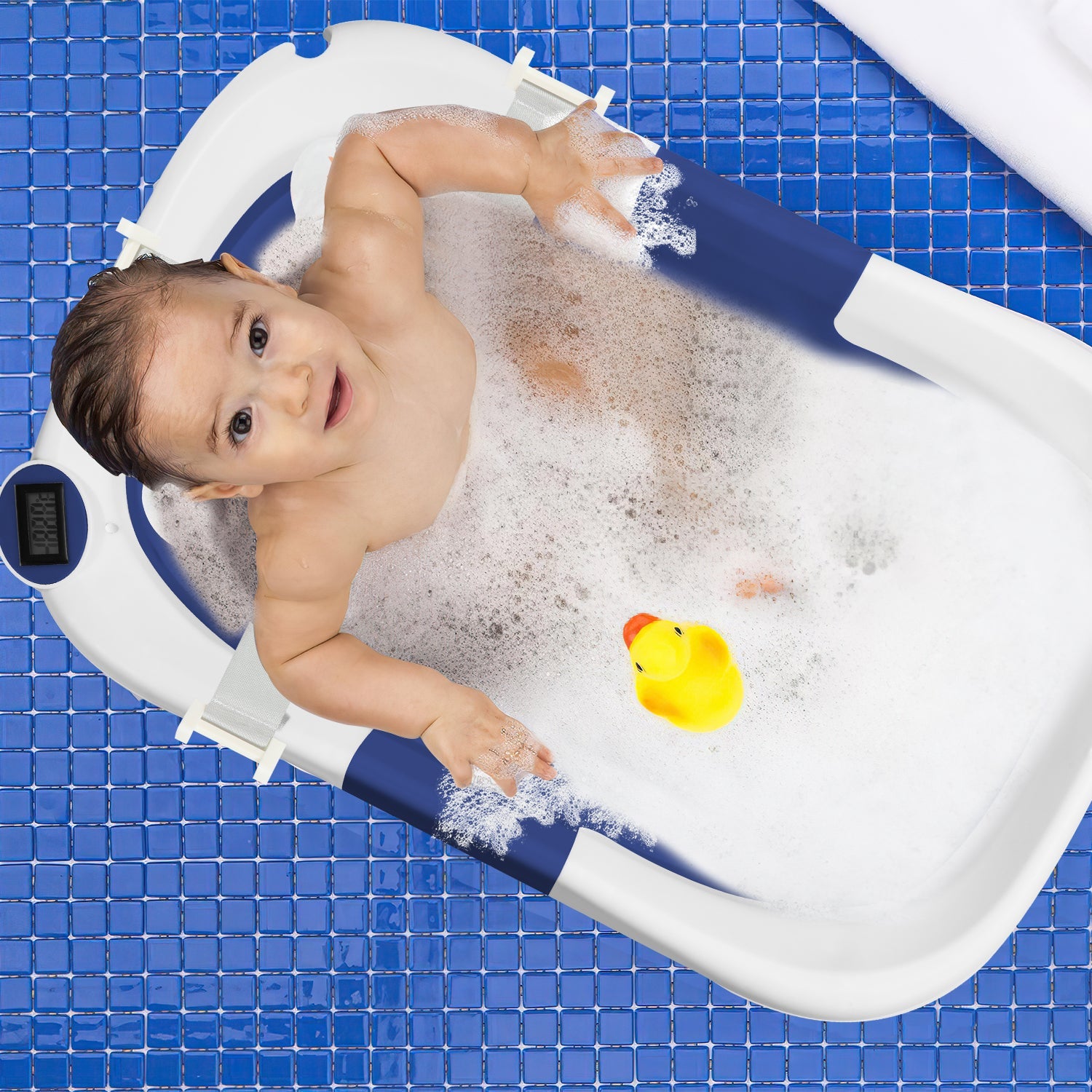 Cosmo Go Baby Badewanne Faltbare mit Thermometer