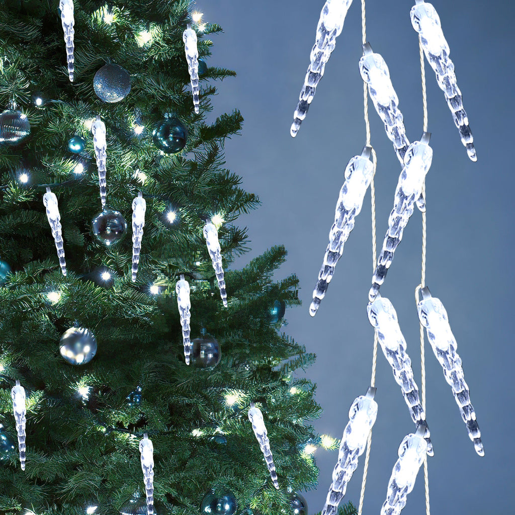 Cosmo Go LED Eiszapfen Lichterkette 40 LEDs