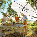 Cosmo Go Sonnenschirm 2.7m Winkelverstellbar mit/ohne LED