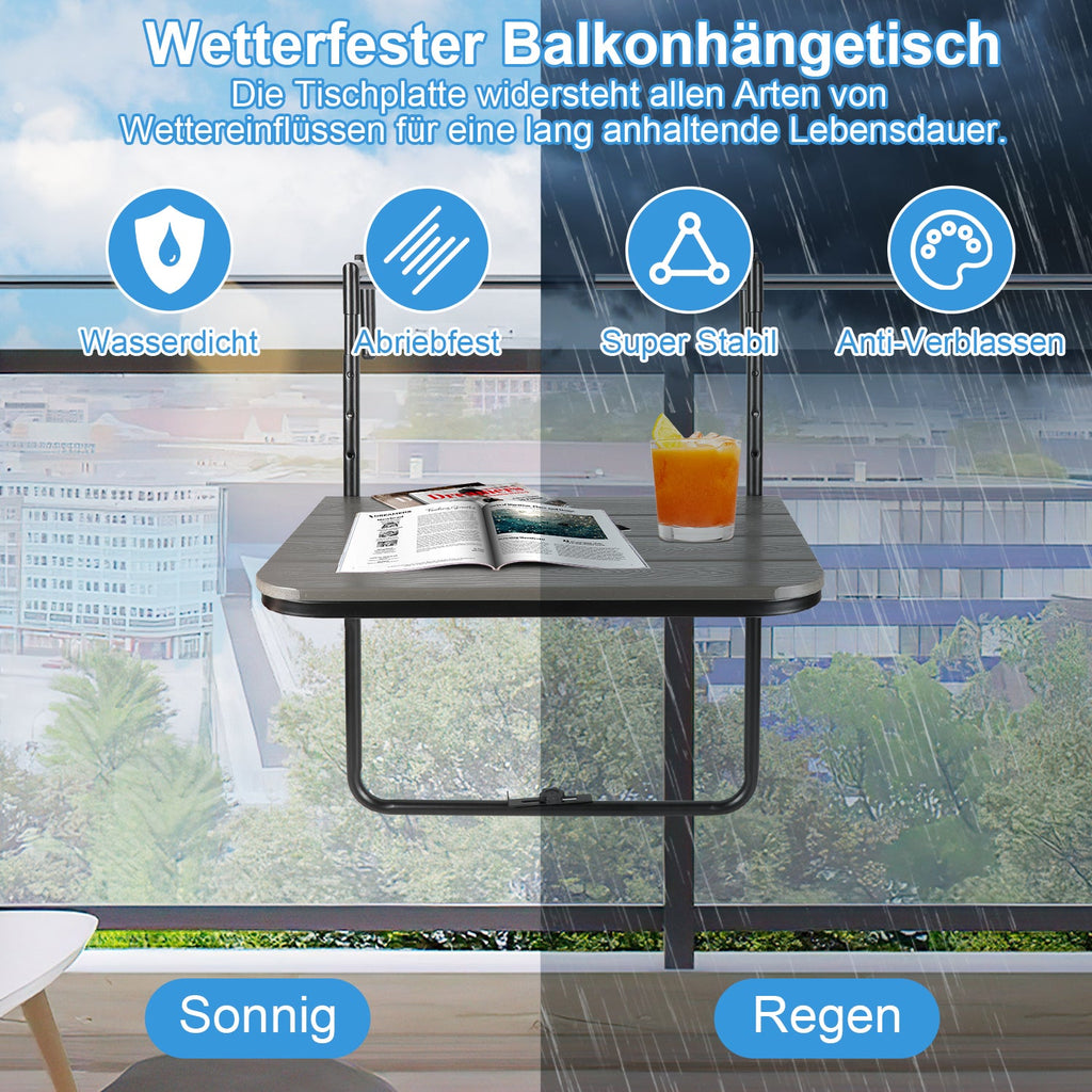 Cosmo Go Balkontisch klappbar Hängetisch