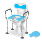 Cosmo Go Duschhocker für senioren Duschstuhl mit Rückenlehne