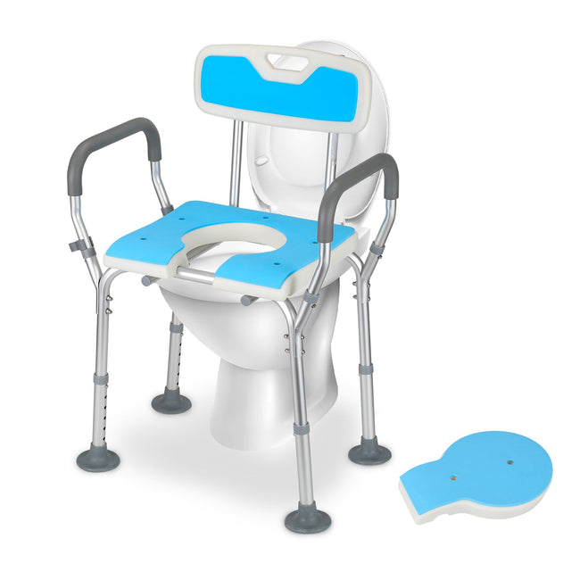 Cosmo Go Duschhocker für senioren Duschstuhl mit Rückenlehne Hover Image