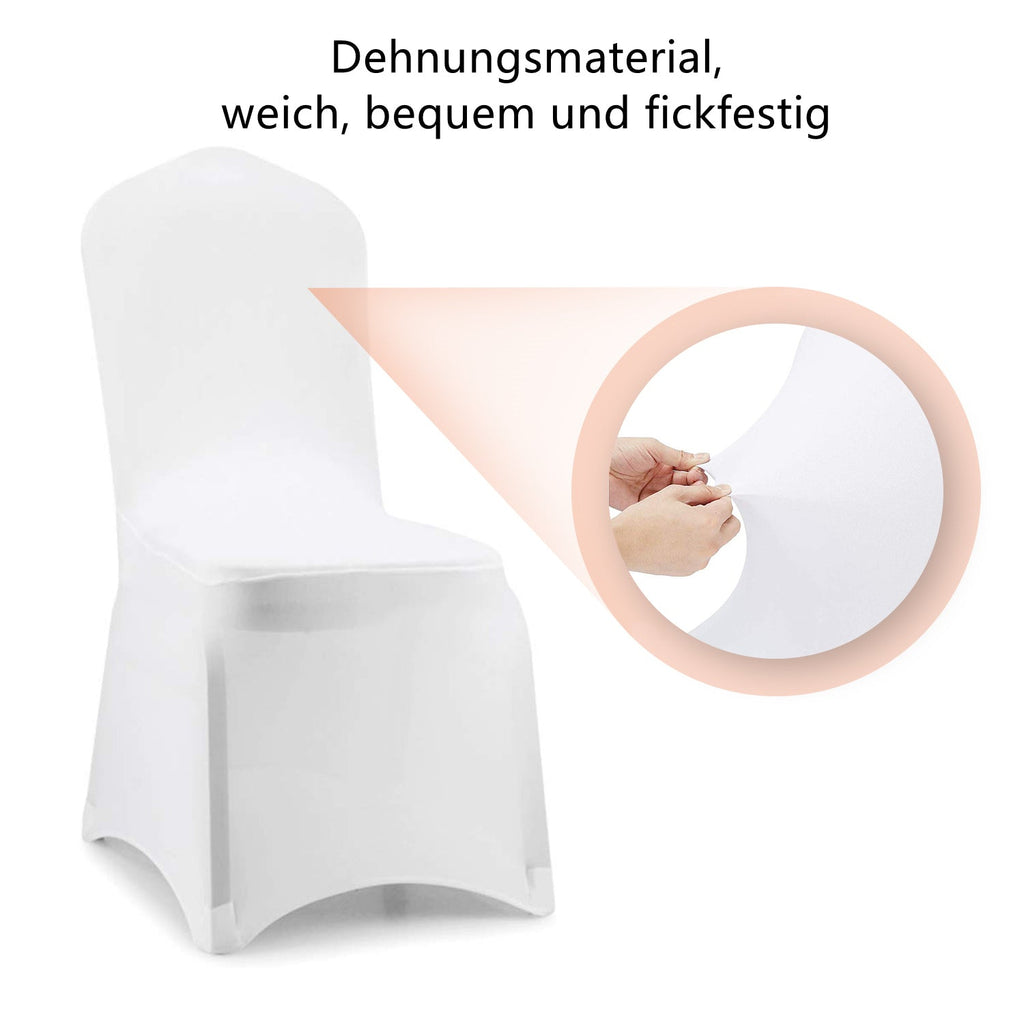 Cosmo Go Universell Stuhlhussen Elastik Weiß