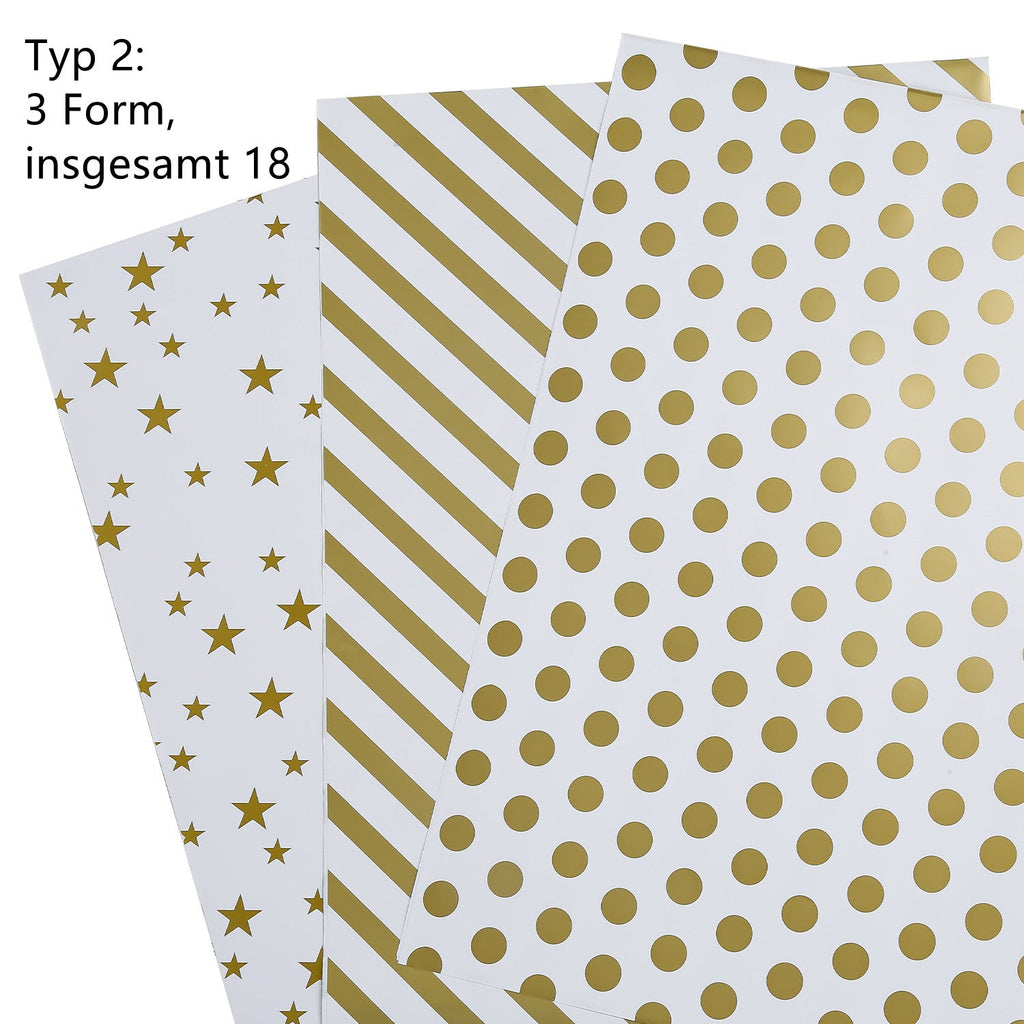 Cosmo Go Geschenkpapier Weihnachtspapier 70 * 50 cm