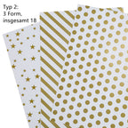 Cosmo Go Geschenkpapier Weihnachtspapier 70 * 50 cm