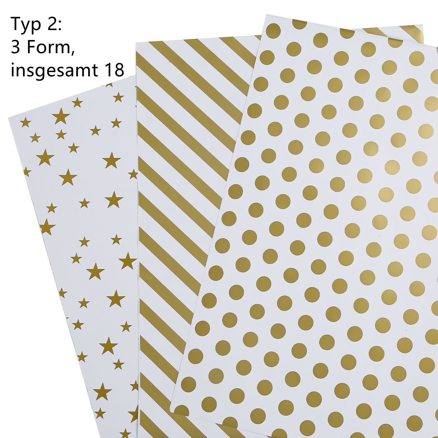 Cosmo Go Geschenkpapier Weihnachtspapier 70 * 50 cm