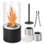 Table Fireplace Bioethanol Tabletop Fireplace Portable Round