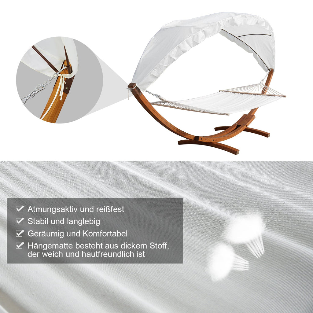 Cosmo Go Hängematte Holz Hammock mit Gestell