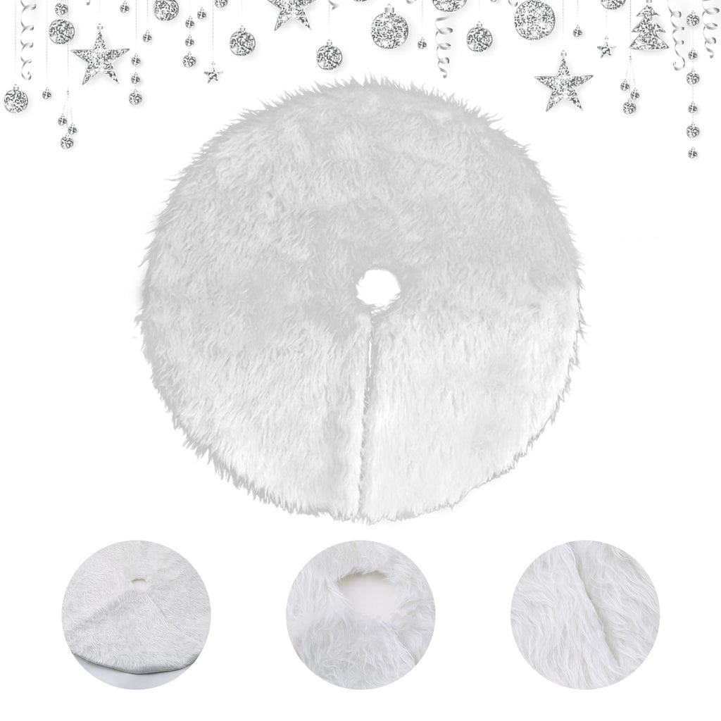 Cosmo Go Weihnachtsbaumdecke 78/90/122cm Plüsch Christbaumdecke