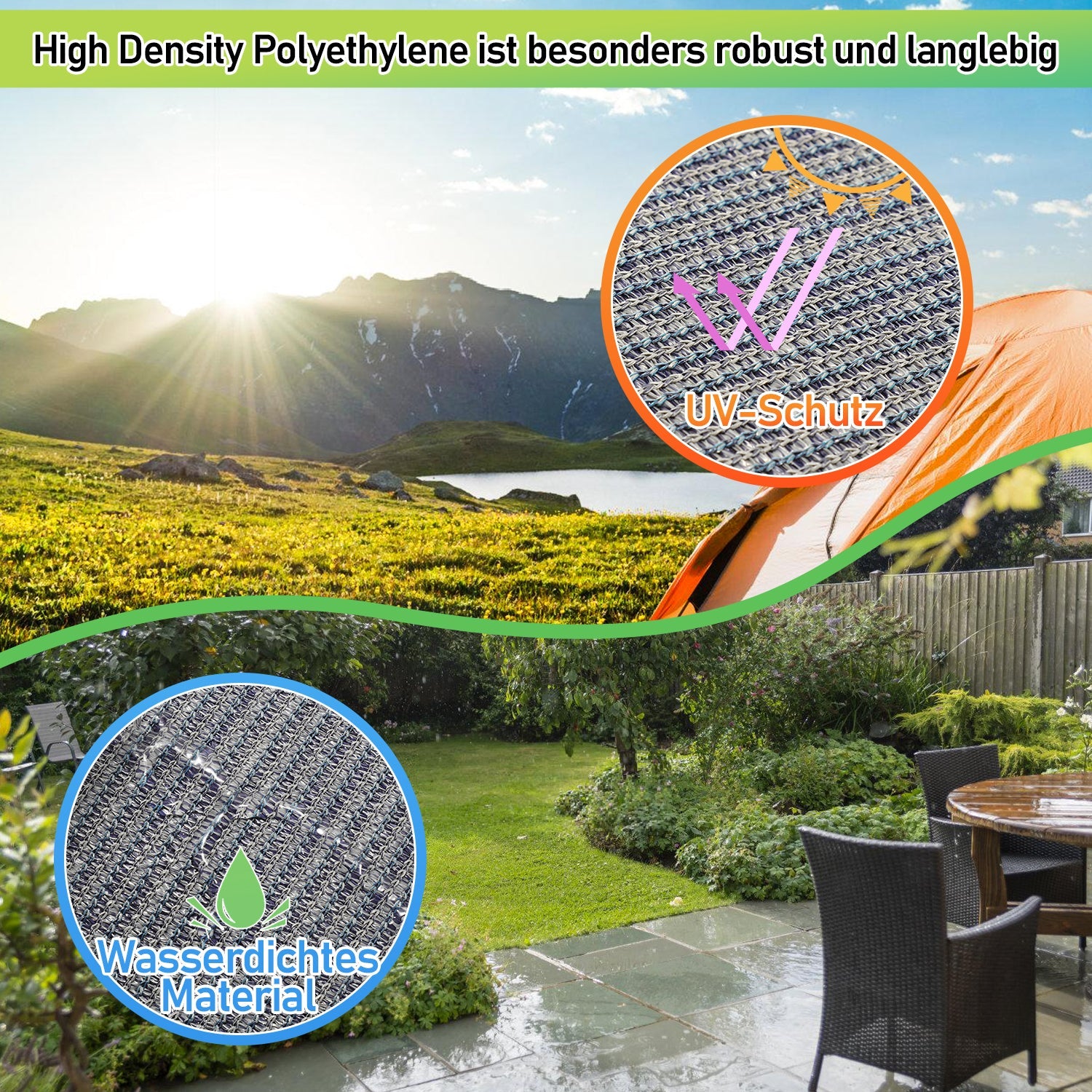 Cosmo Go Campingteppich Vorzeltteppich