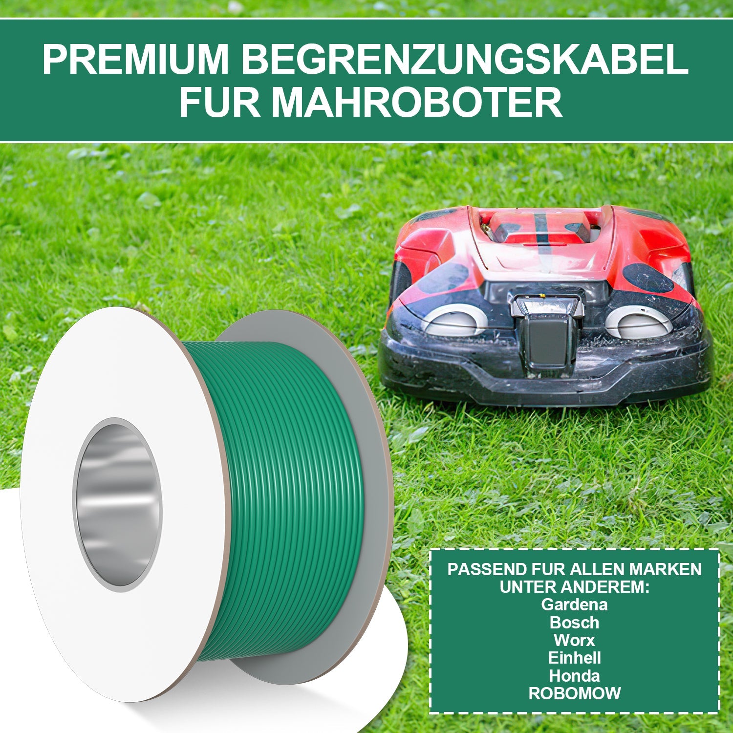 Cosmo Go Begrenzungskabel Set Mähroboter 100m