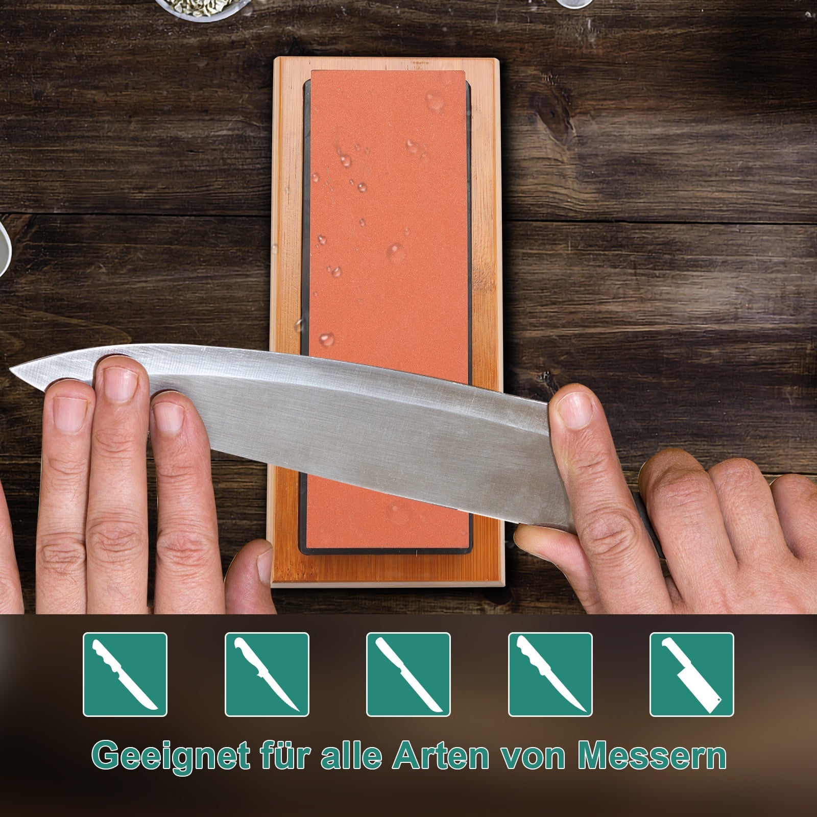 Cosmo Go Abziehstein Schleifstein Set 2-in-1