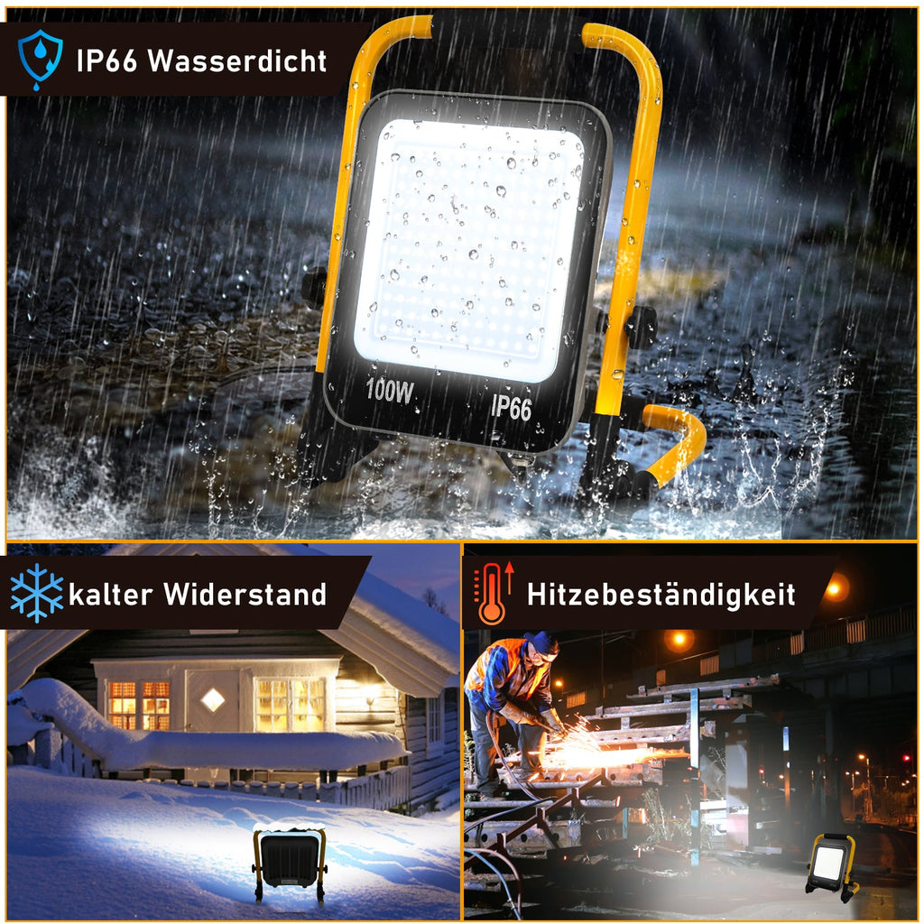 Cosmo Go LED Baustrahler 50W-200W Kaltweiß IP66