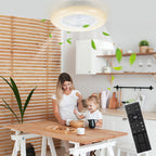 Cosmo Go Deckenventilator mit Beleuchtung 80W Dimmbar