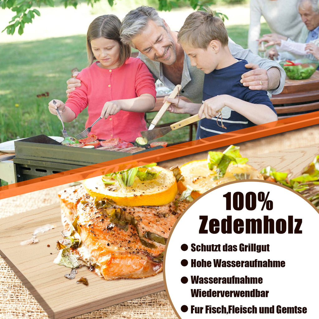 Cosmo Go Räucherbretter Grillplanken 6er Set